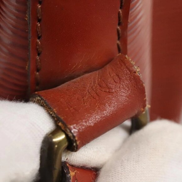 LOUIS VUITTON Epi Petit Noe Shoulder Bag Brown M44103 LV Auth 134579 - Picture 10 of 16